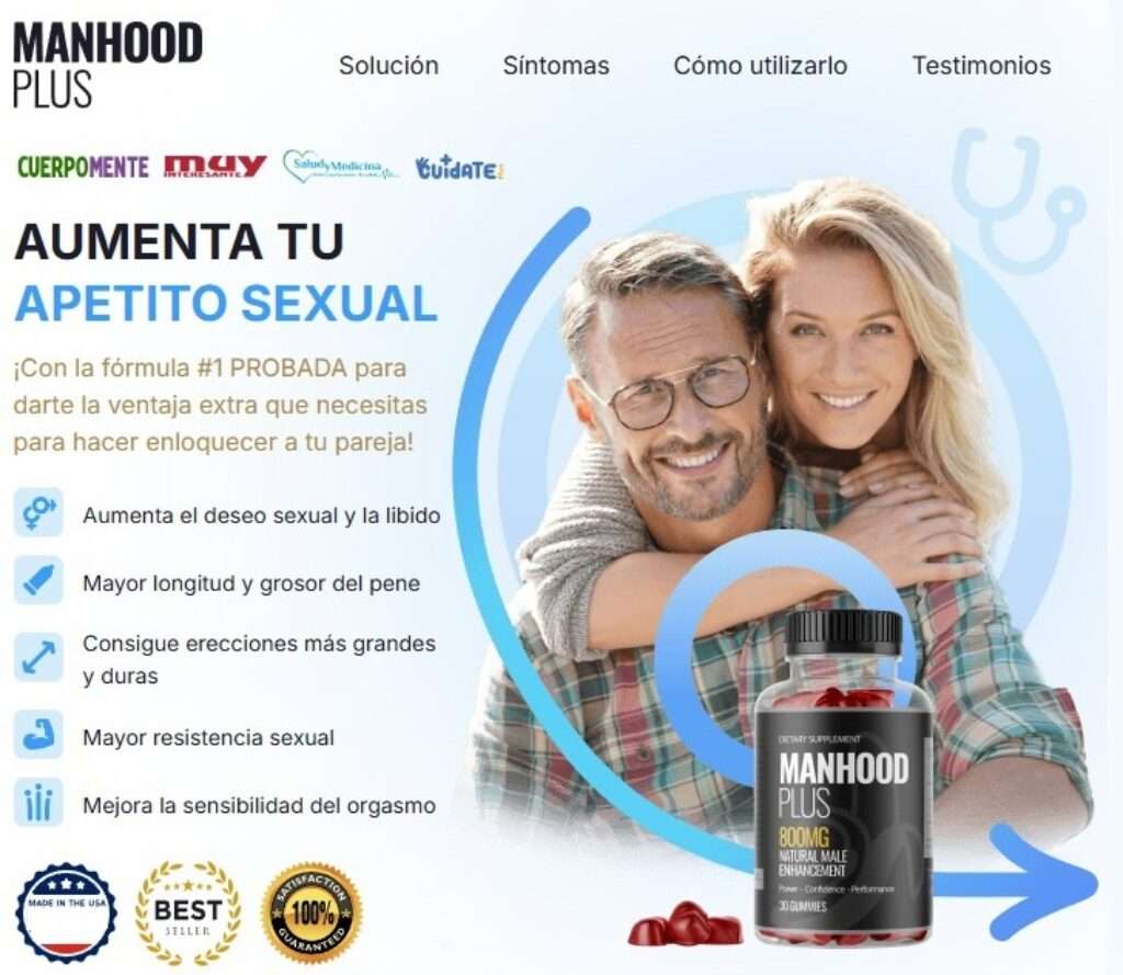 Manhood Plus Gummies | Potencia Natural Masculina