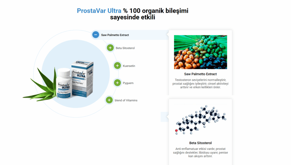 ProstaVar Ultra İçeriği: Doğanın Gücü!